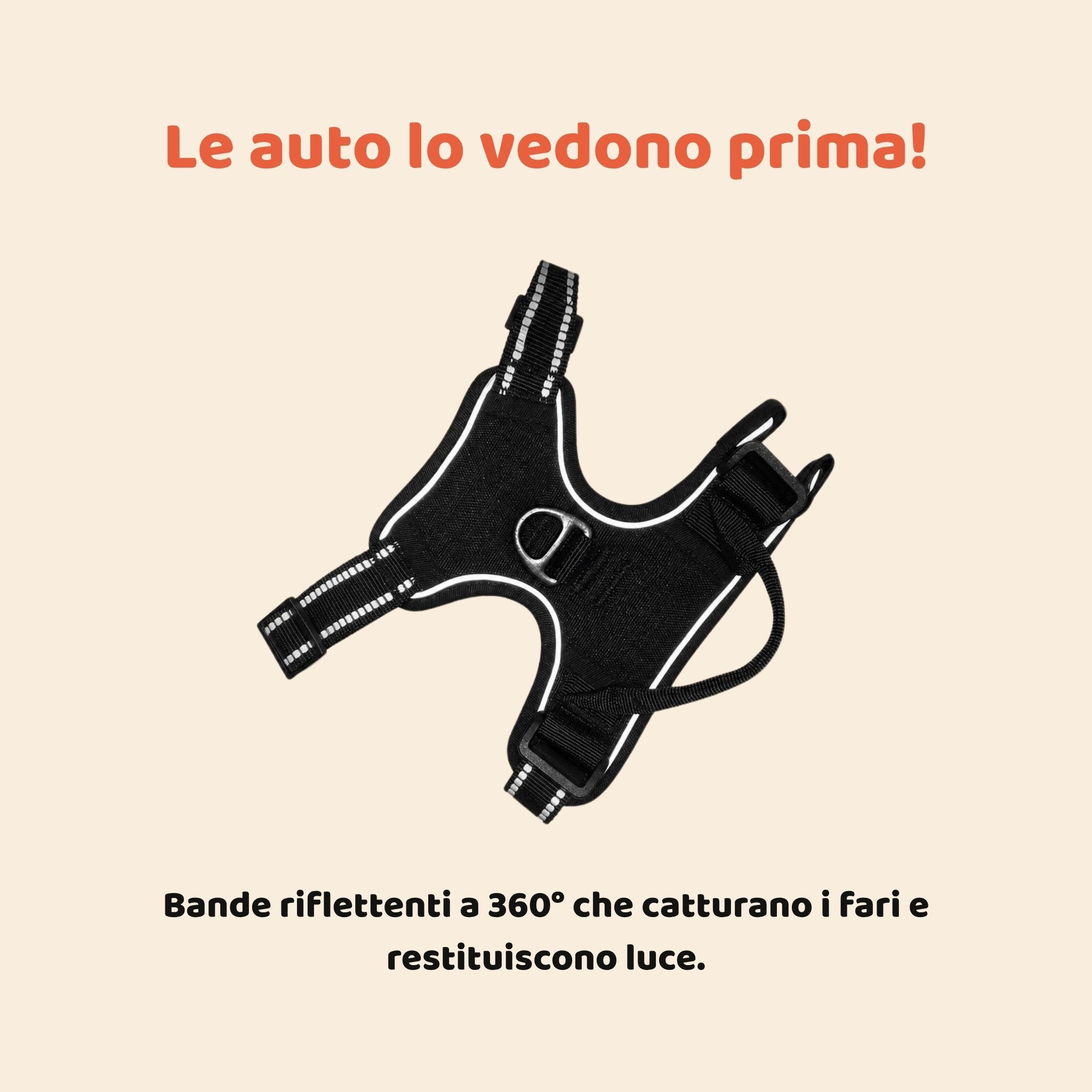 Pettorina Antitiro per Cani – Imbottita, Regolabile e Riflettente