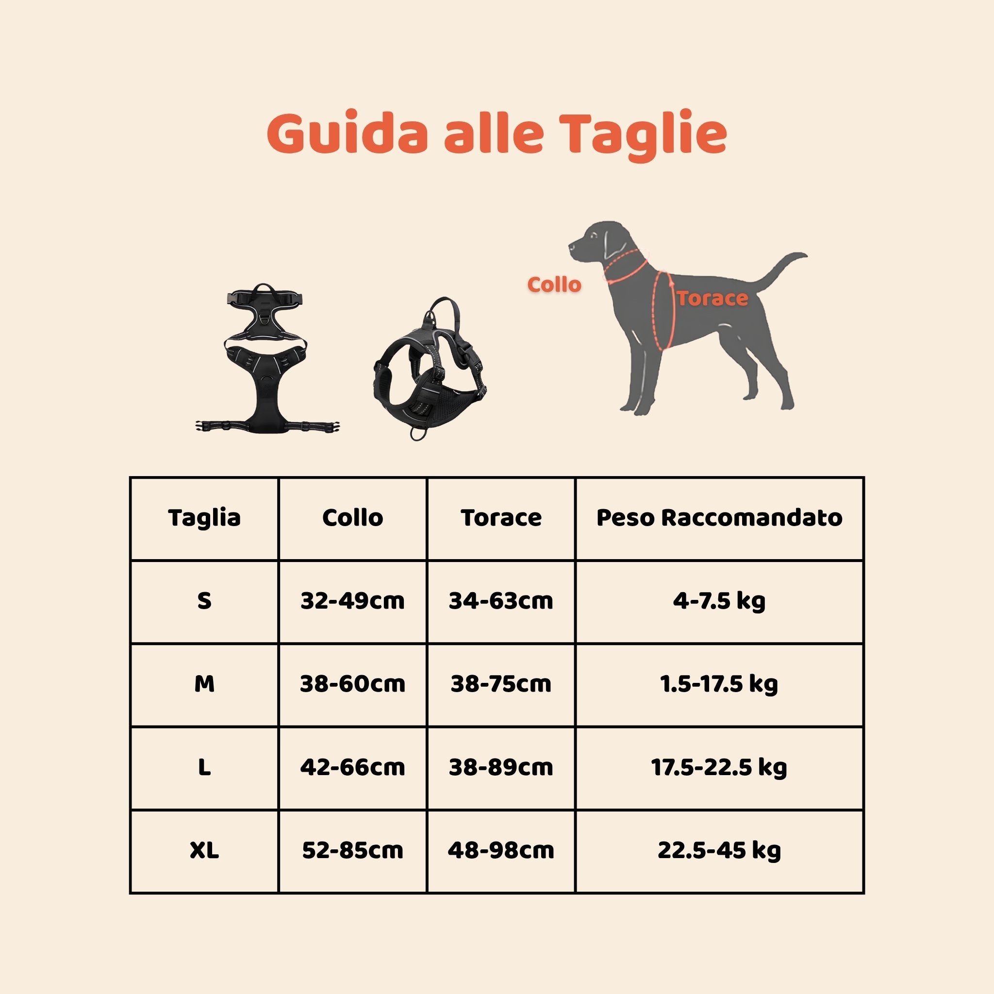 Pettorina Antitiro per Cani – Imbottita, Regolabile e Riflettente